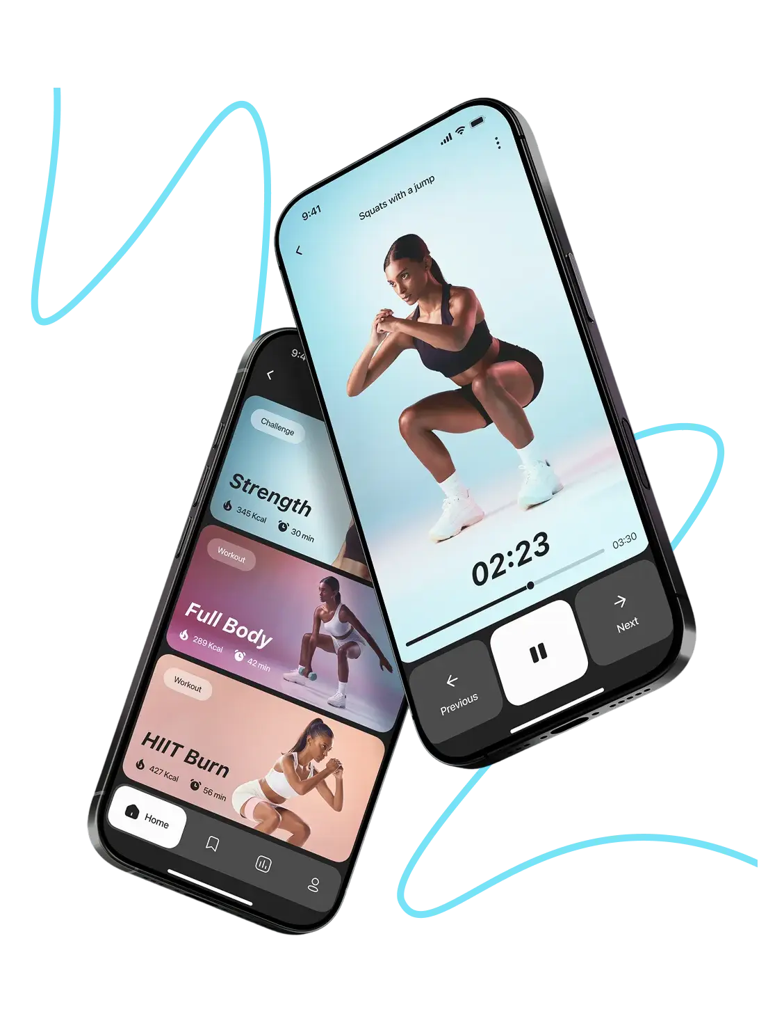 Fitness and wellness app with personalized insights