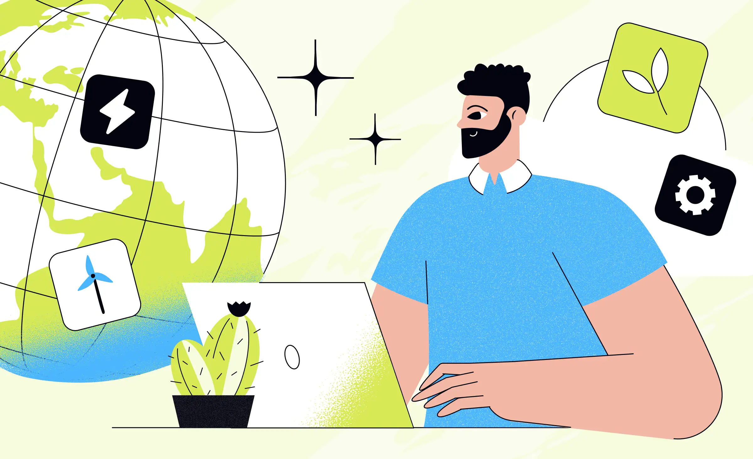 The basics of about green software development - Key principles, design, coding and deployment.