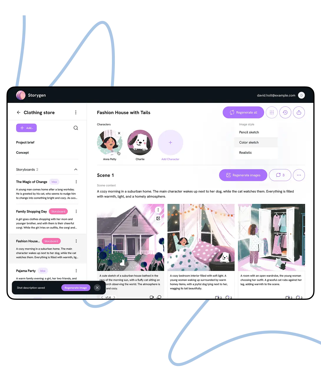 Generative AI tool for creative content production