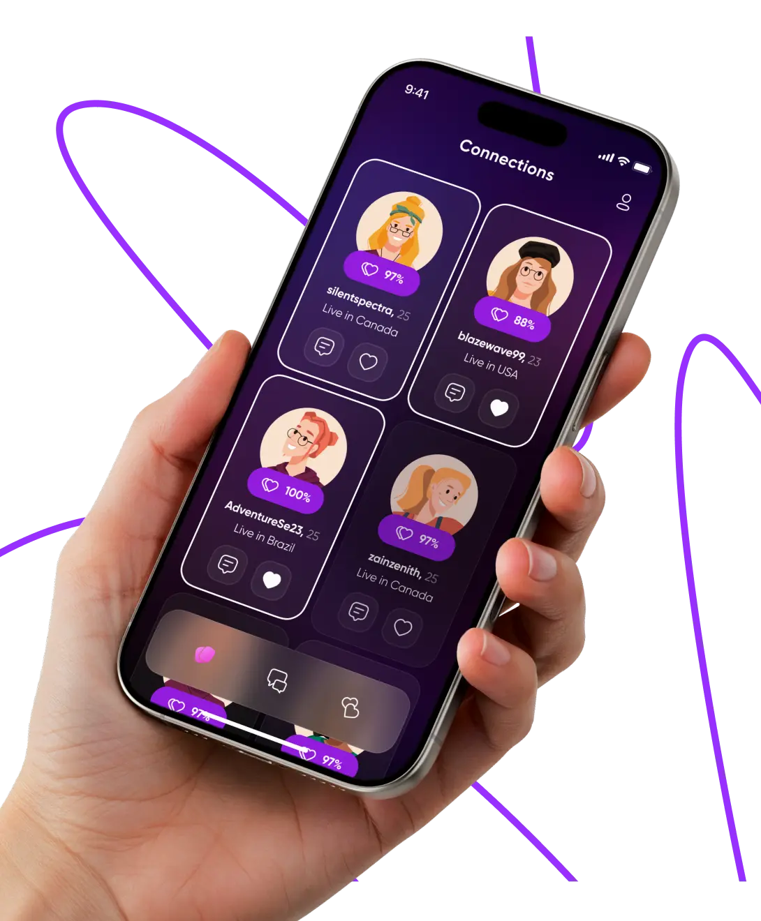 Dating app that provides anonymity